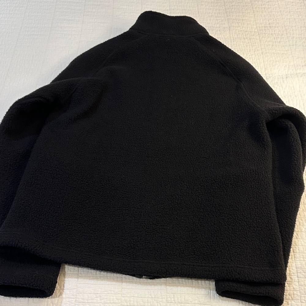 Merrell Black Sherpa Fleece Jacket Full Zip Teddy Pile Cozy Outdoor Men’s L - Picture 7 of 7